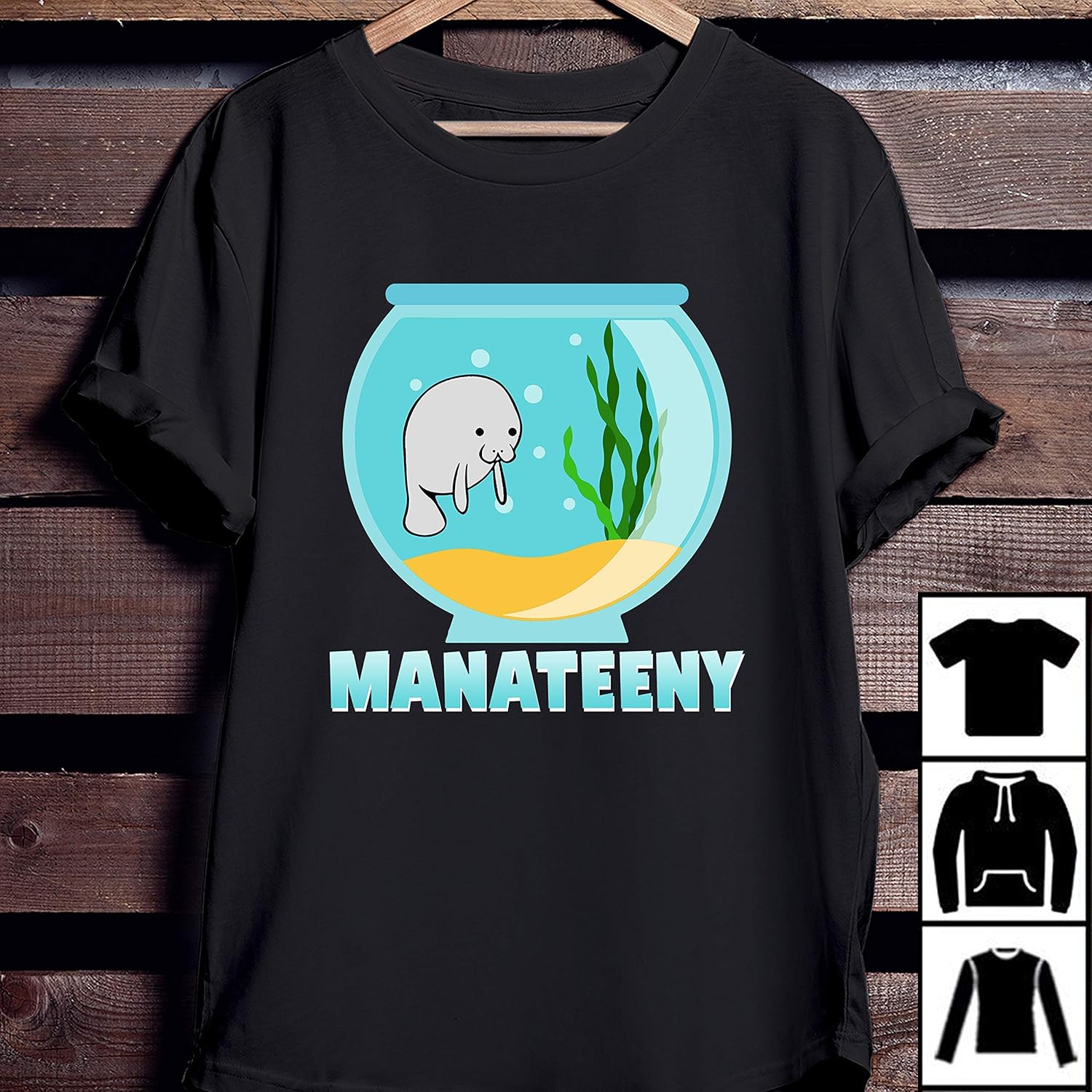 Manatee T Shirt Manateeny T Shirt Animal T Shirt Long T Shirt | Minaze
