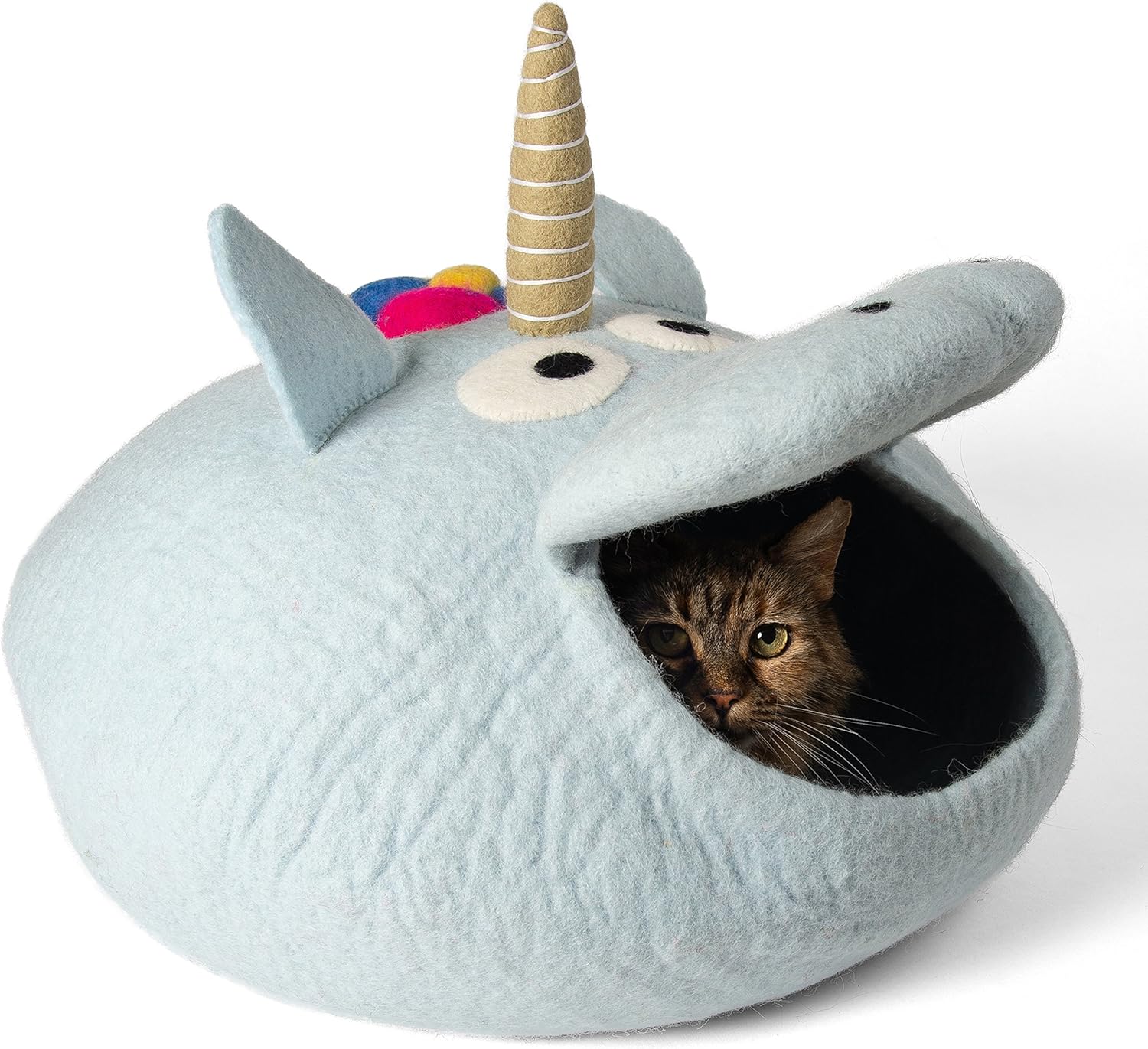 large cat cave bed