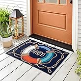 Liora Manne Frontporch Hand-Tufted Indoor/Outdoor Easy Care Area Rug Rug-Transitional, Nautical, Coastal, Contemporary, Ahoy 
