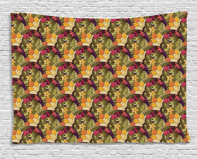 ABAKUHAUS Ethnisch Wandteppich, Böhmisches orientalisches Kraut