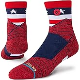 Stance American Qtr Socks (Small, Red)