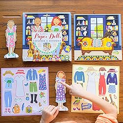 eeBoo: Paper Dolls: Explorer & Botanist - Includes