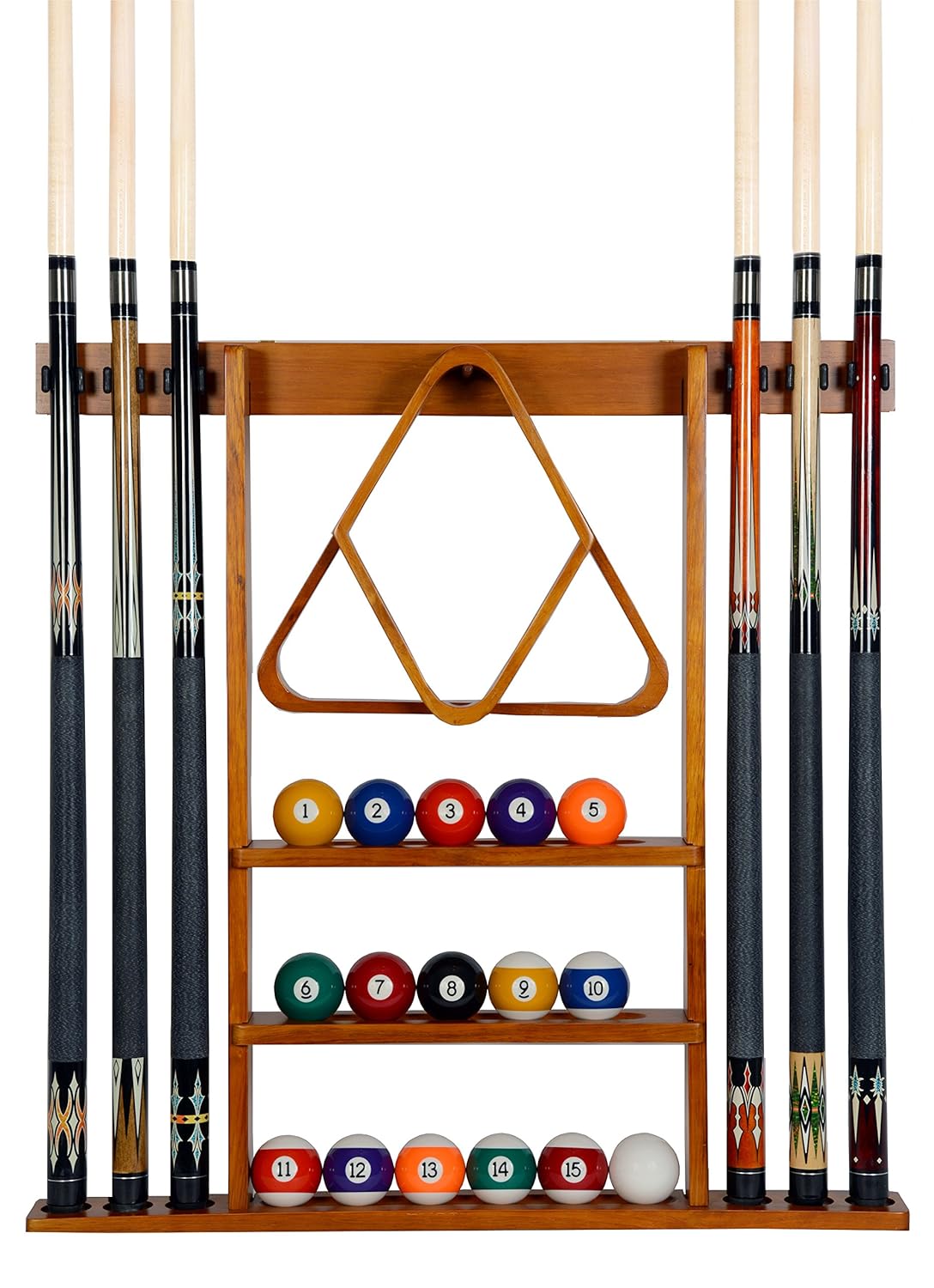 pool table wall rack