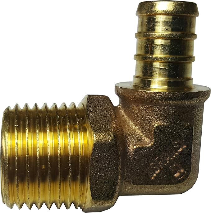LEAD FREE BRASS FULL PORT 25 PIECES XFITTING 3/4 PEX X 3/4 MALE NPT