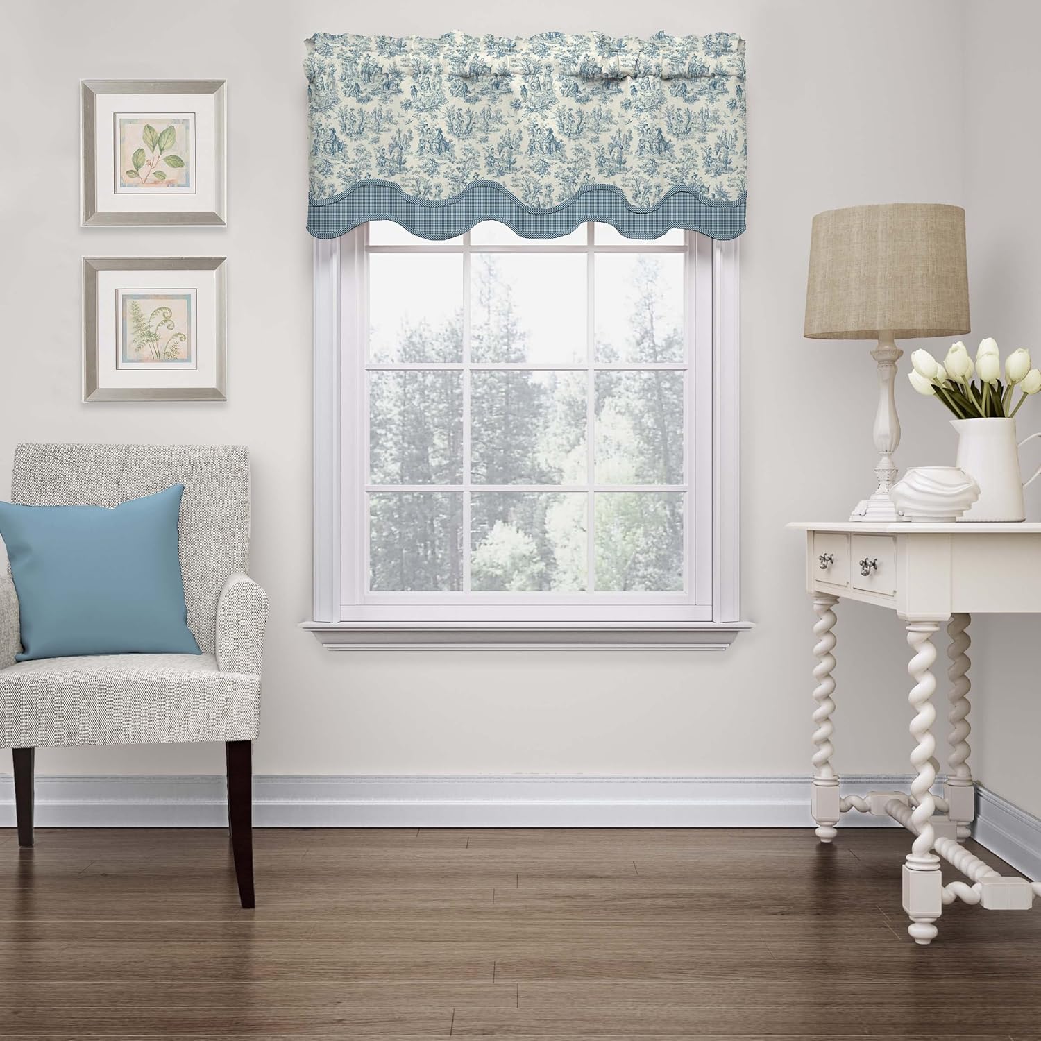 Best blue valances for living room
