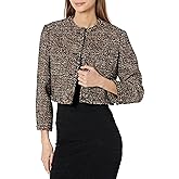 Theory womens Short Cropped Tweed Jacket