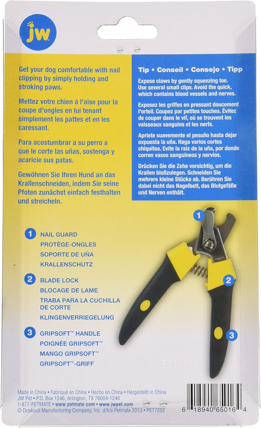 jw gripsoft deluxe nail clipper