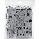 Stampers Anonymous Cling Mount Stamp Tim Holtz 7 in. x 8.5 in. Field Notes