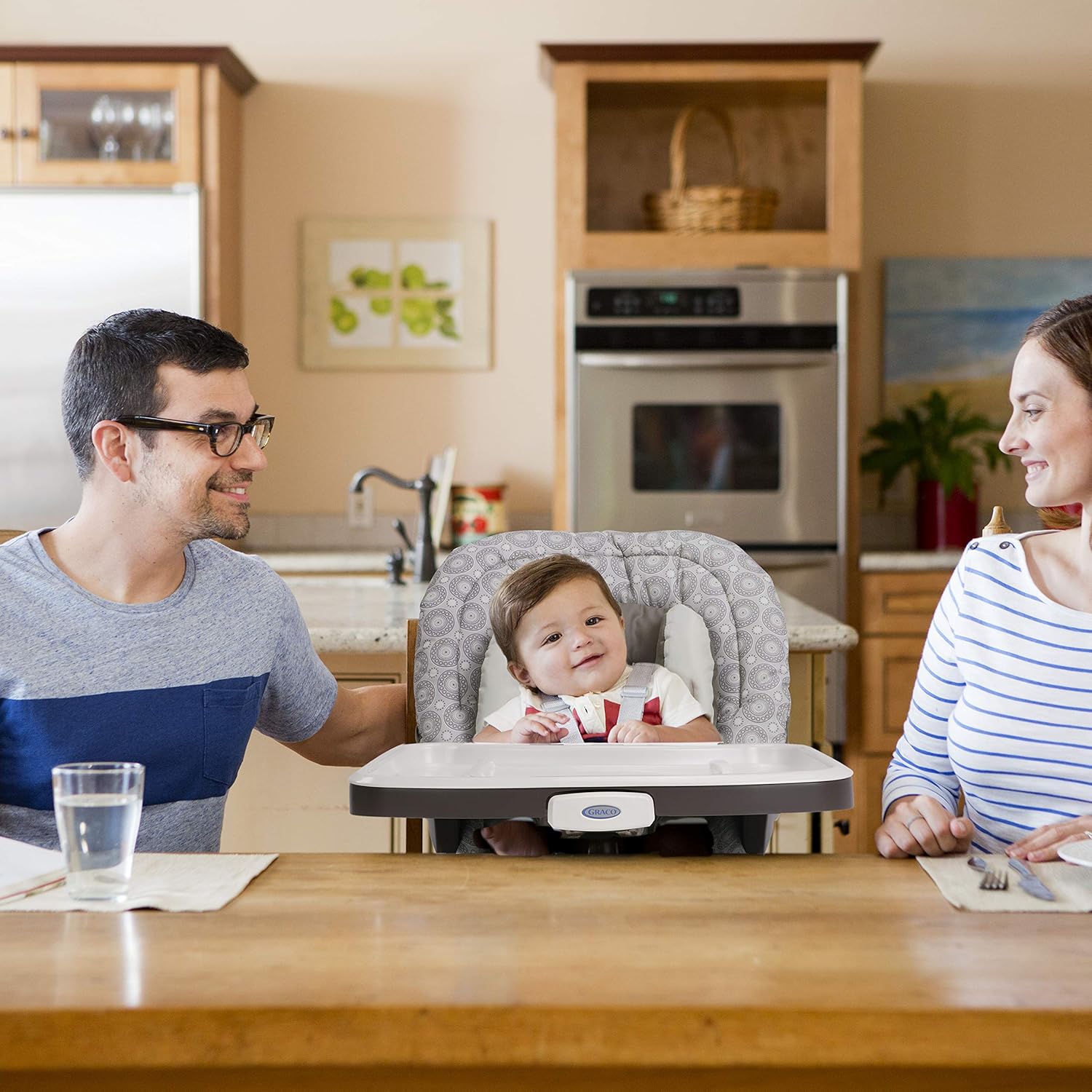 Graco Swivi Seat 3-in-1 Booster High Chair, Abbington : Baby