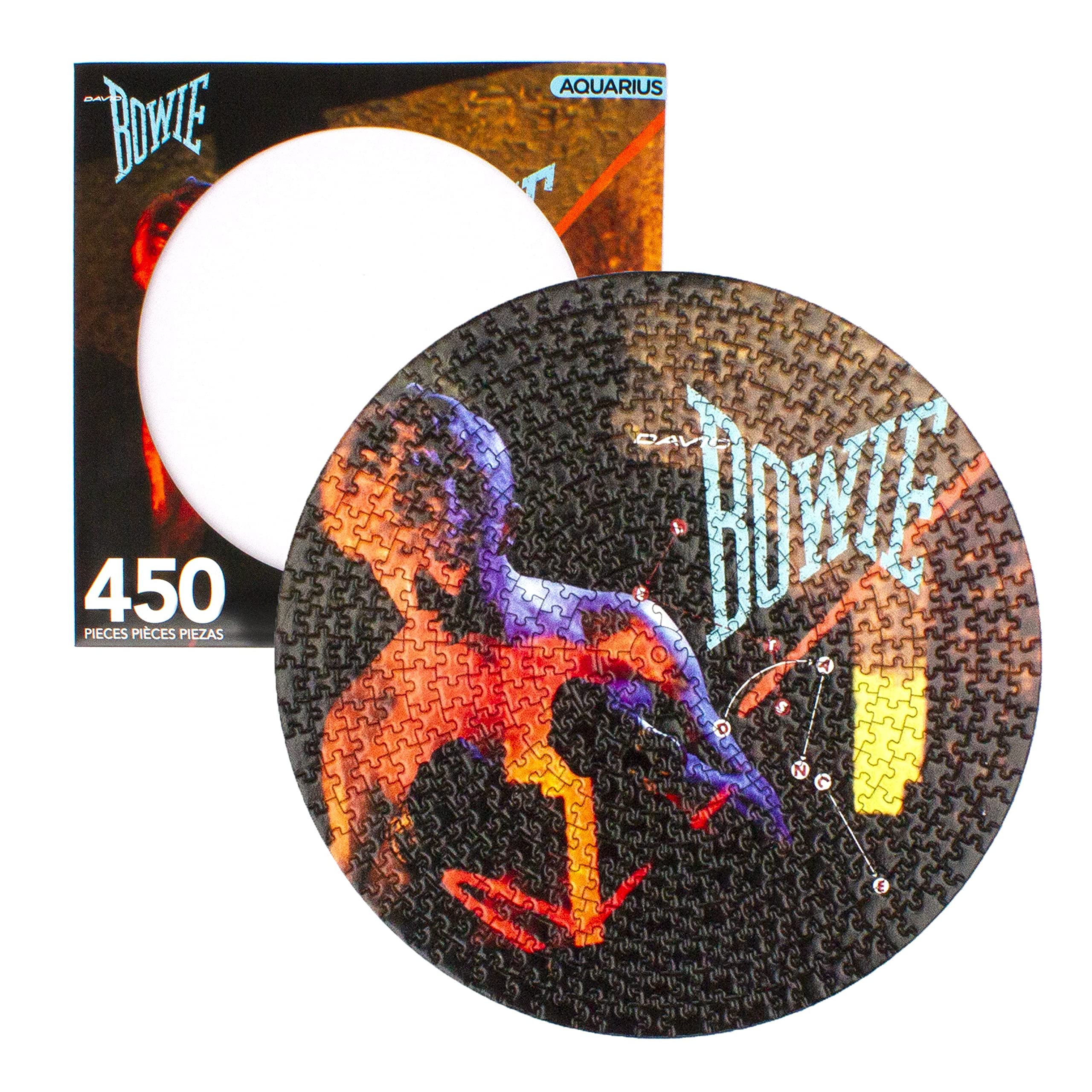 AQUARIUS NMR Distribution ALBM-005 David Bowie Let's Dance 450 pc Picture Disc Puzzle, Multi-Colored