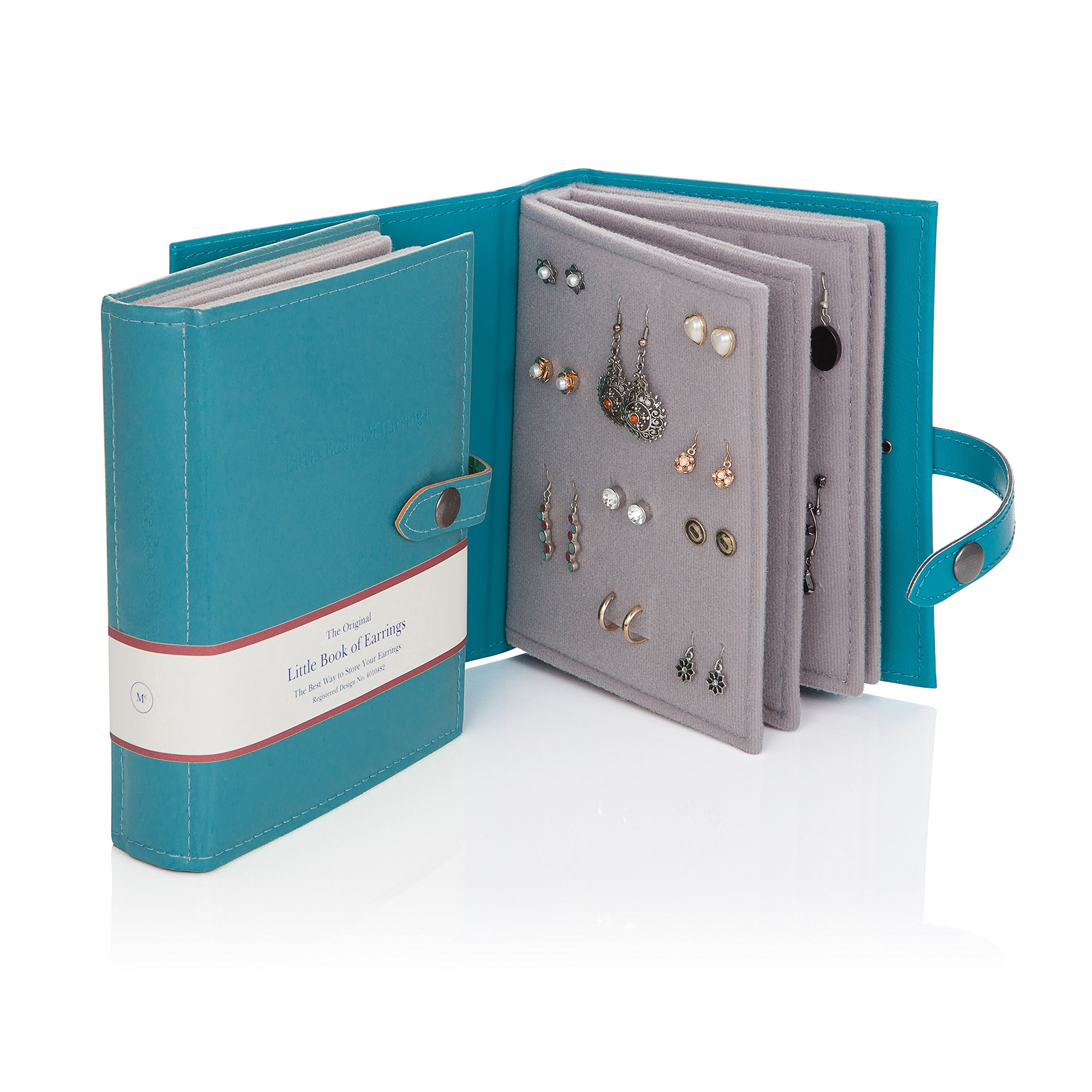 Little Book of Earrings - Teal - Earring Storage Solution