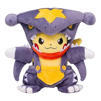 &bdquo;Pokemon Center&ldquo; originali pliu&scaron;inė lėlė &bdquo;Garchomp-Maniac Pikachu&ldquo;