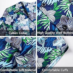 Hawaiian Shirt for Men Short Sleeve Button Down