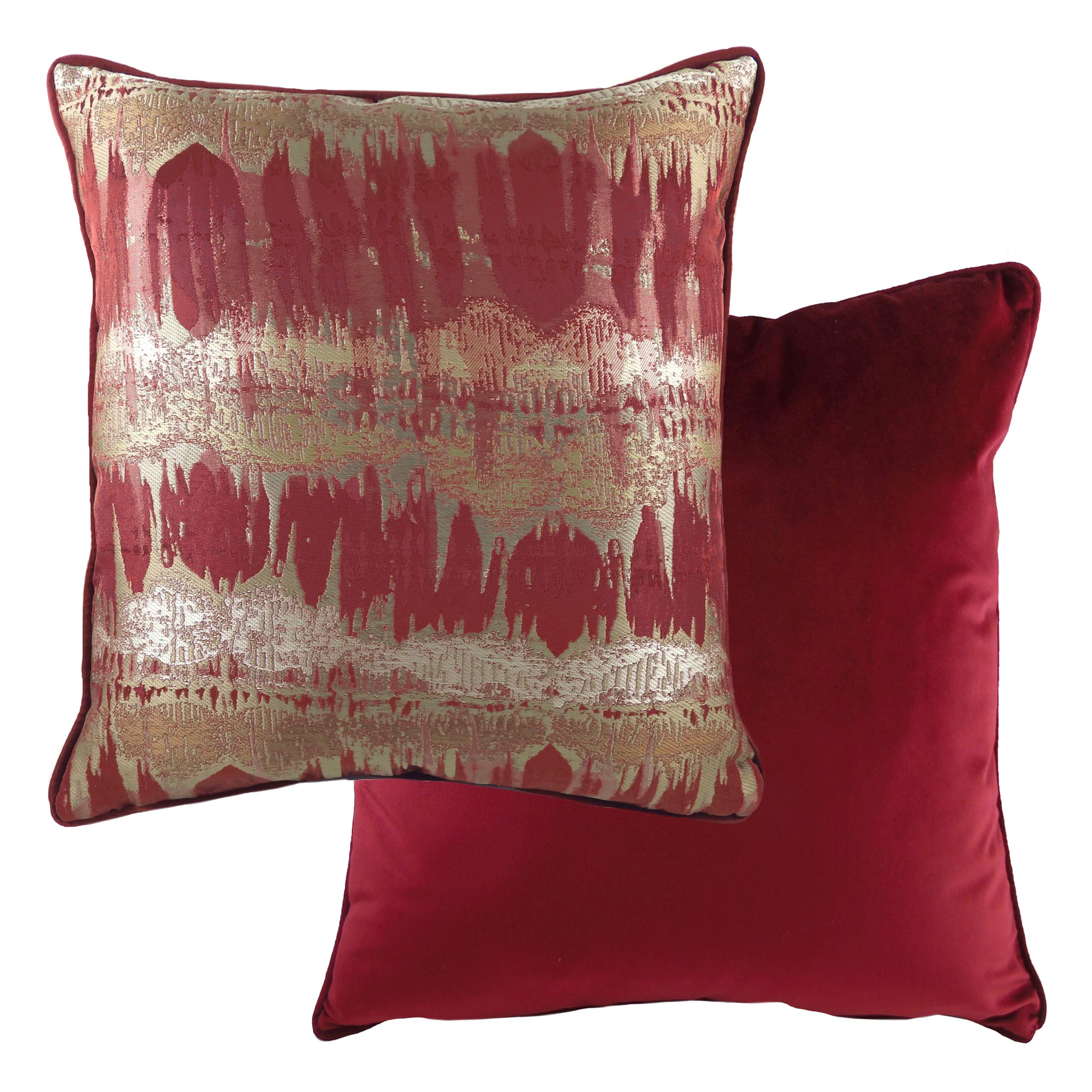 Evans Lichfield Inca Polyester Filled Cushion, Terracotta, 56 x 56cm