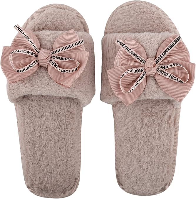 Irsoe Latest and Comfortable Indoor & Outdoor Fur Slippers for Women