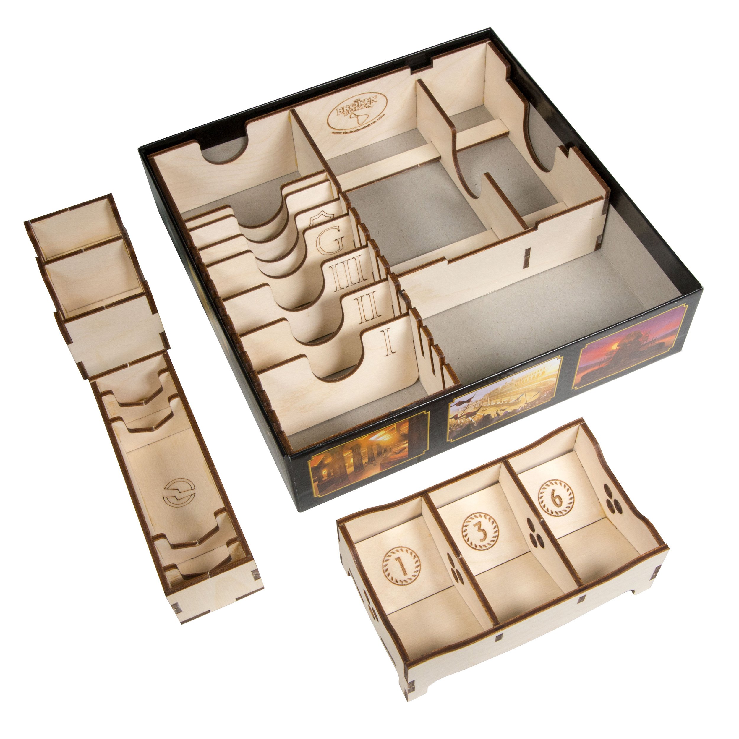 Broken Token Box Organizer for 7 Wonder Duel
