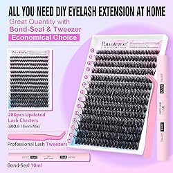 Pawotence Lash Extension Kit DIY 280pcs Individual