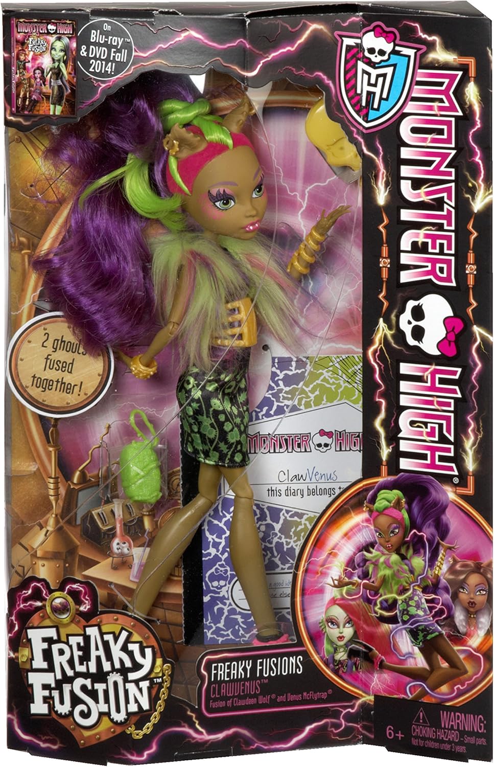 monster high freaky fusion clawvenus