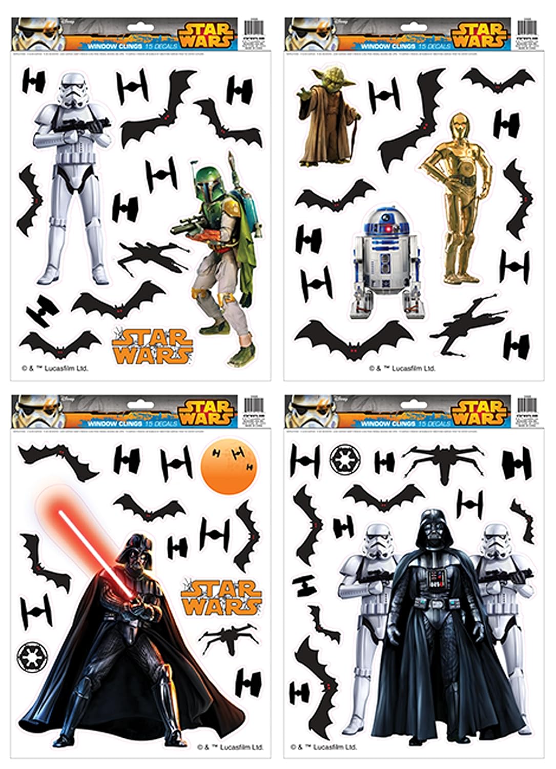Buy Star Wars Window Cling Set Online At Low Prices In India
