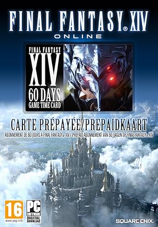 Final Fantasy Xiv 60 Days Game Time Card Code Jeu Pc