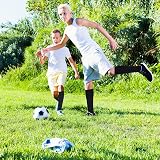 Friusate 3 Pairs Kids Football Socks Black 30-37 Breathable Cushioned Heel view 8