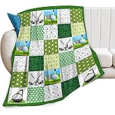 Golf Blanket Cozy Soft Golfing Throw Blanket Golf Gifts for Men Golfers Warm Plush Fluffy Stuff Lightweight Fleece Flannel Gifts Blankets for Women Kids Adults 50"X40"