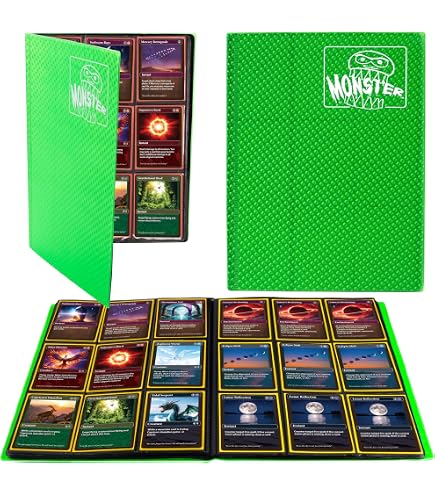 Amazon.com: The Original Monster Trading Card XL Album- 40 Side