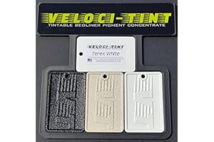 Veloci-Tint Raptor Liner Tintable Bedliner Pigment Concentrate 2oz Pouch 100+ Colors Available (Terex White)