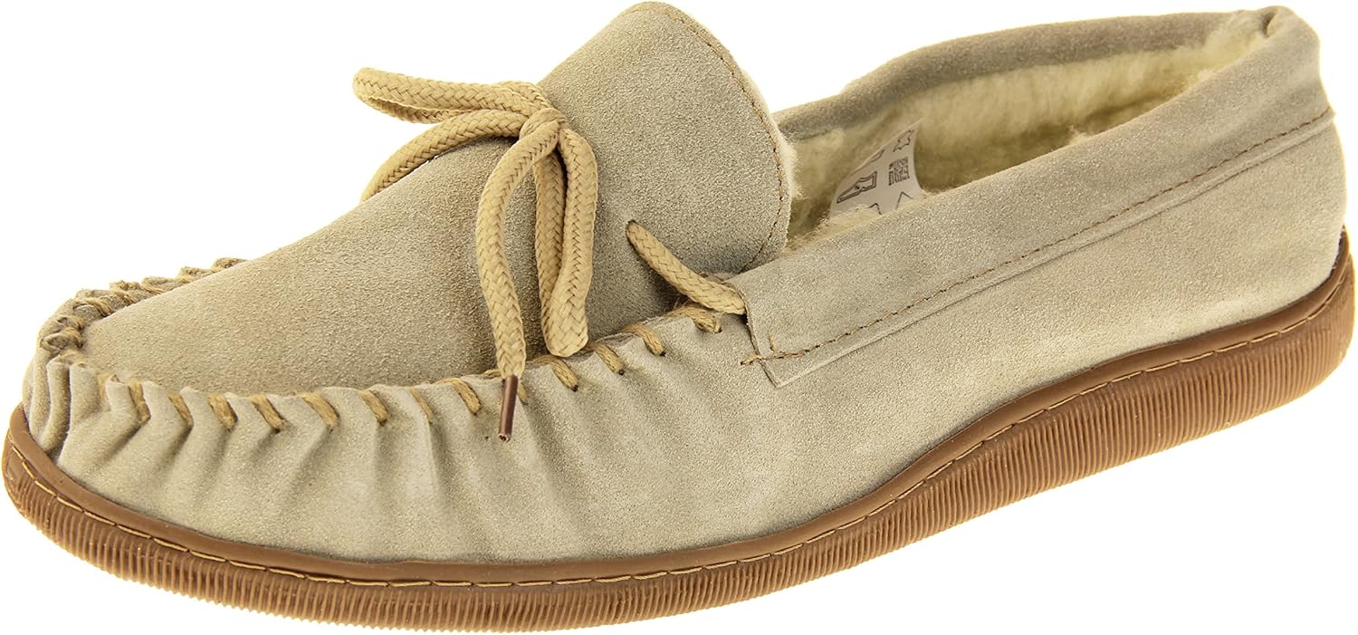 lined moccasin slippers