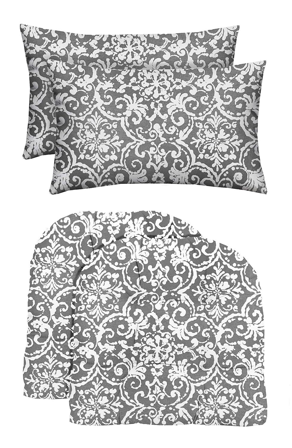 wicker loveseat and chair cushion sets on Buy Rsh Decor Indoor Outdoor Wicker Loveseat Or 2 U Shape Chair Cushions Sets Bonus Pillows Choose Color And Size 2 22 X 22 Cushions 2 20 X 12 Pillows