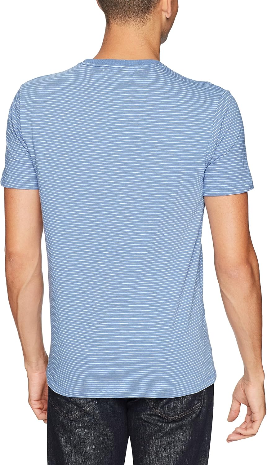  Brand - Goodthreads Men's Lightweight Slub Crewneck Pocket T-Shirt: Clothing