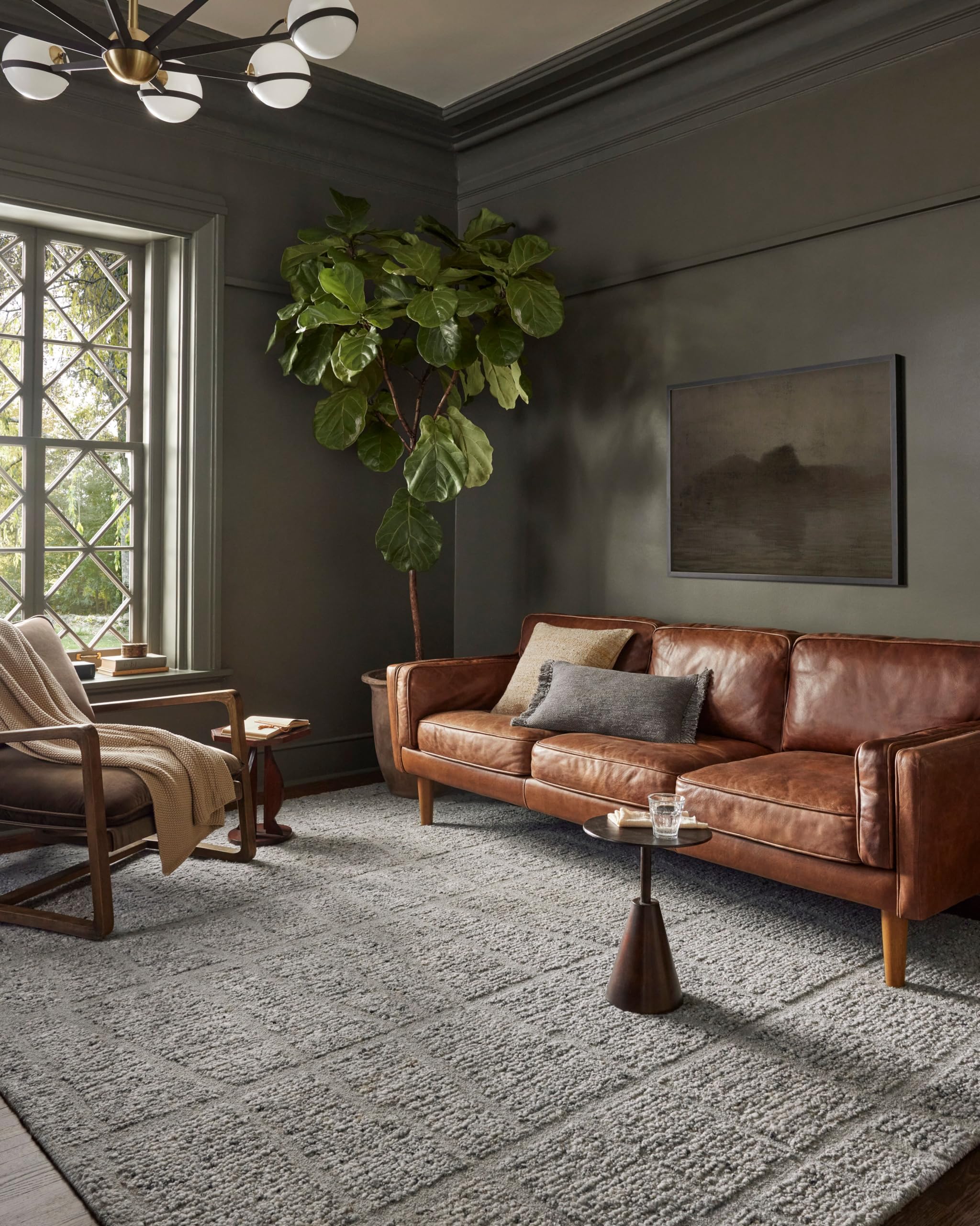 Photo 1 of Loloi Magnolia Home by Joanna Gaines Jones Collection JON-04 Slate 8'-6" x 11'-6" Area Rug