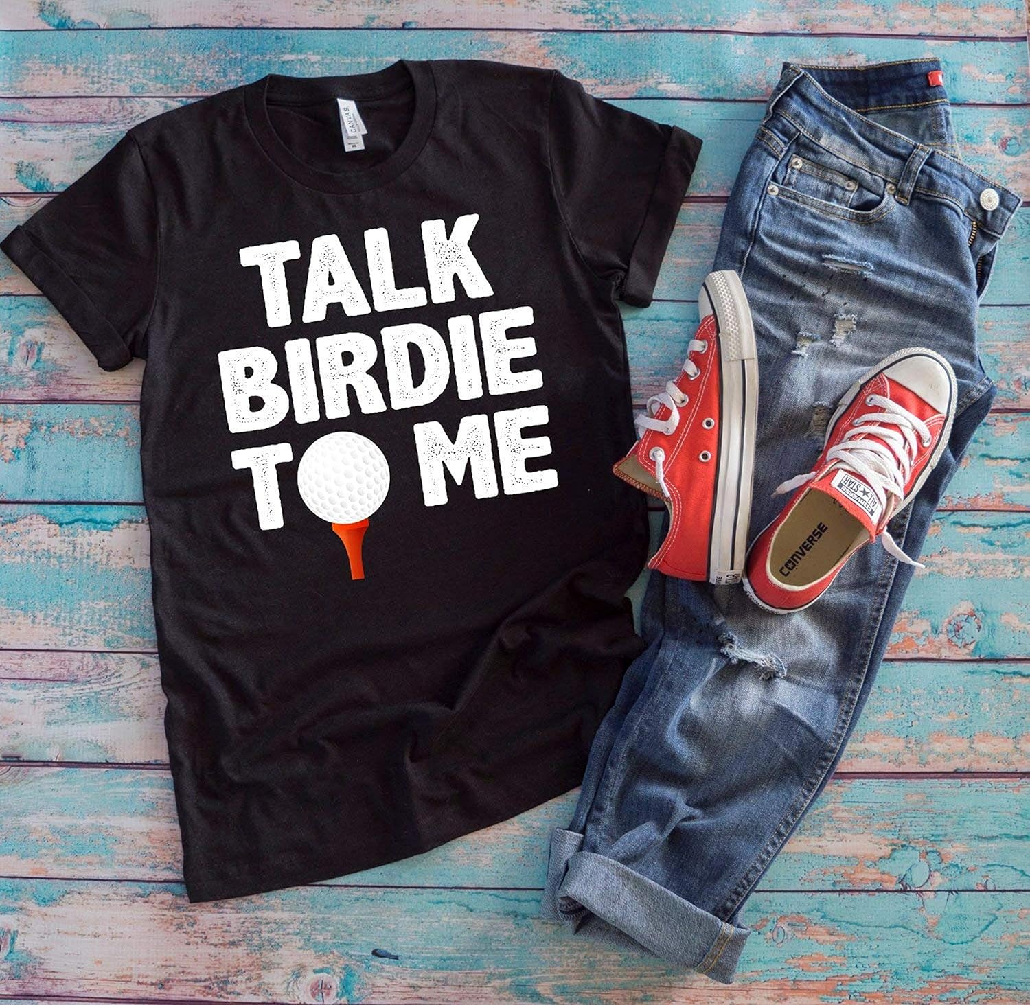 Golf T Shirt Talk Birdie To Me T Shirt Funny Golf T Shirt S Unisext Shirt G | Kitilan