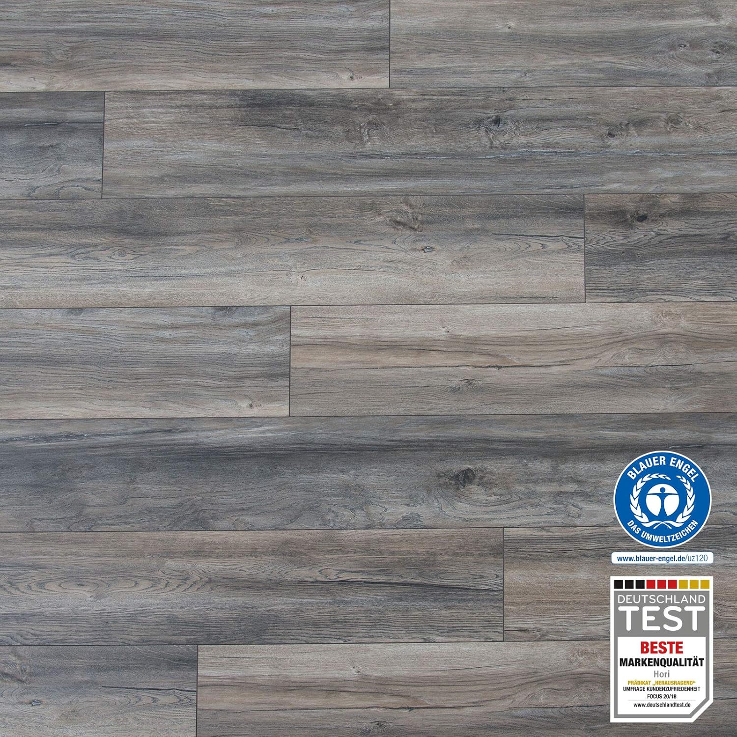 Hori Laminat Profi Exclusiv Burgeiche Grau Landhausdiele I 8 Dielen Im Paket 2 69 M Amazon De Baumarkt