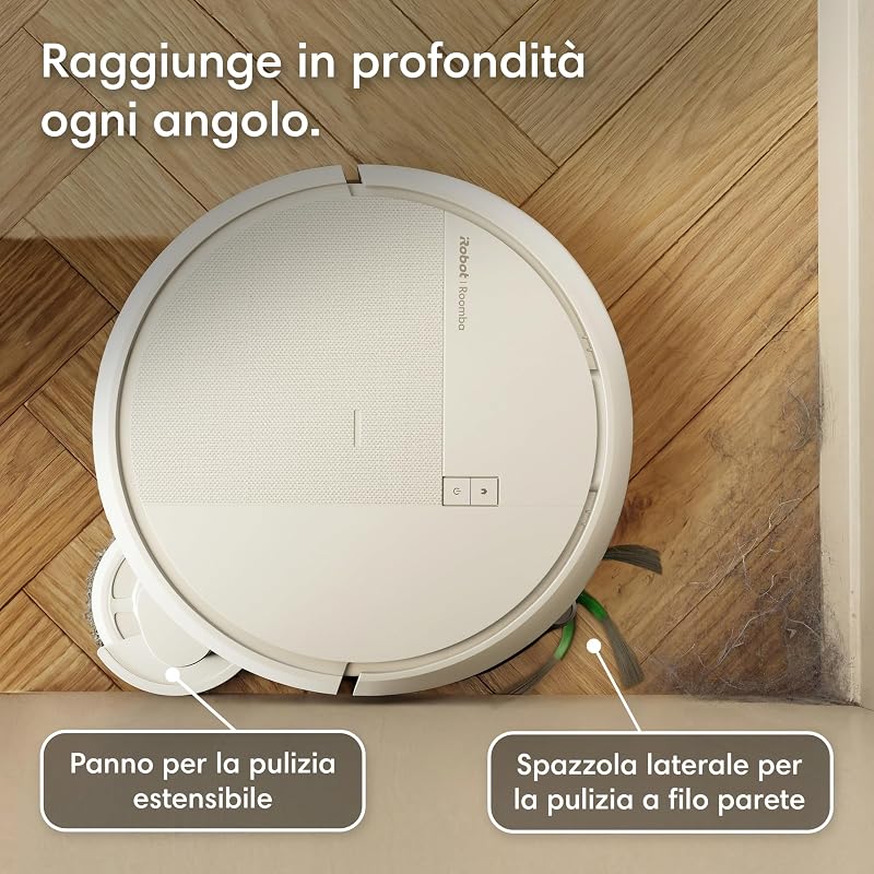 Roomba® Plus 416 Combo robot aspirapolvere lavapavimenti, 20.000 Pa
