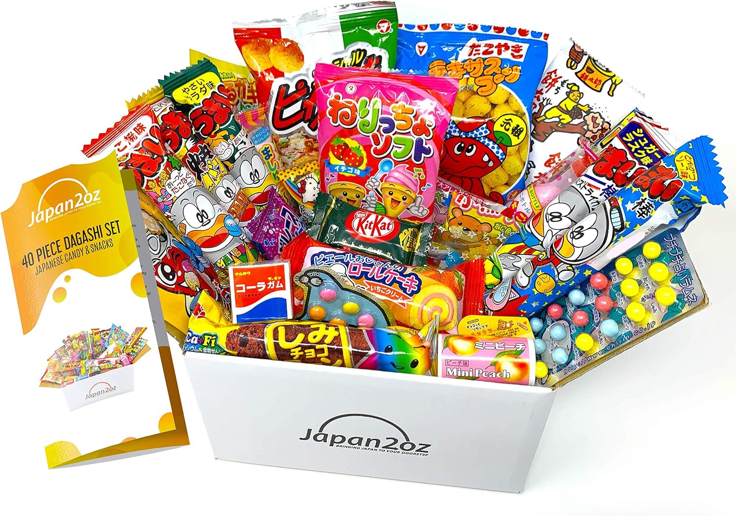 Dagashi Box Japanese Candy & Snack Assortment x40 Mini DIY Kit Amazon