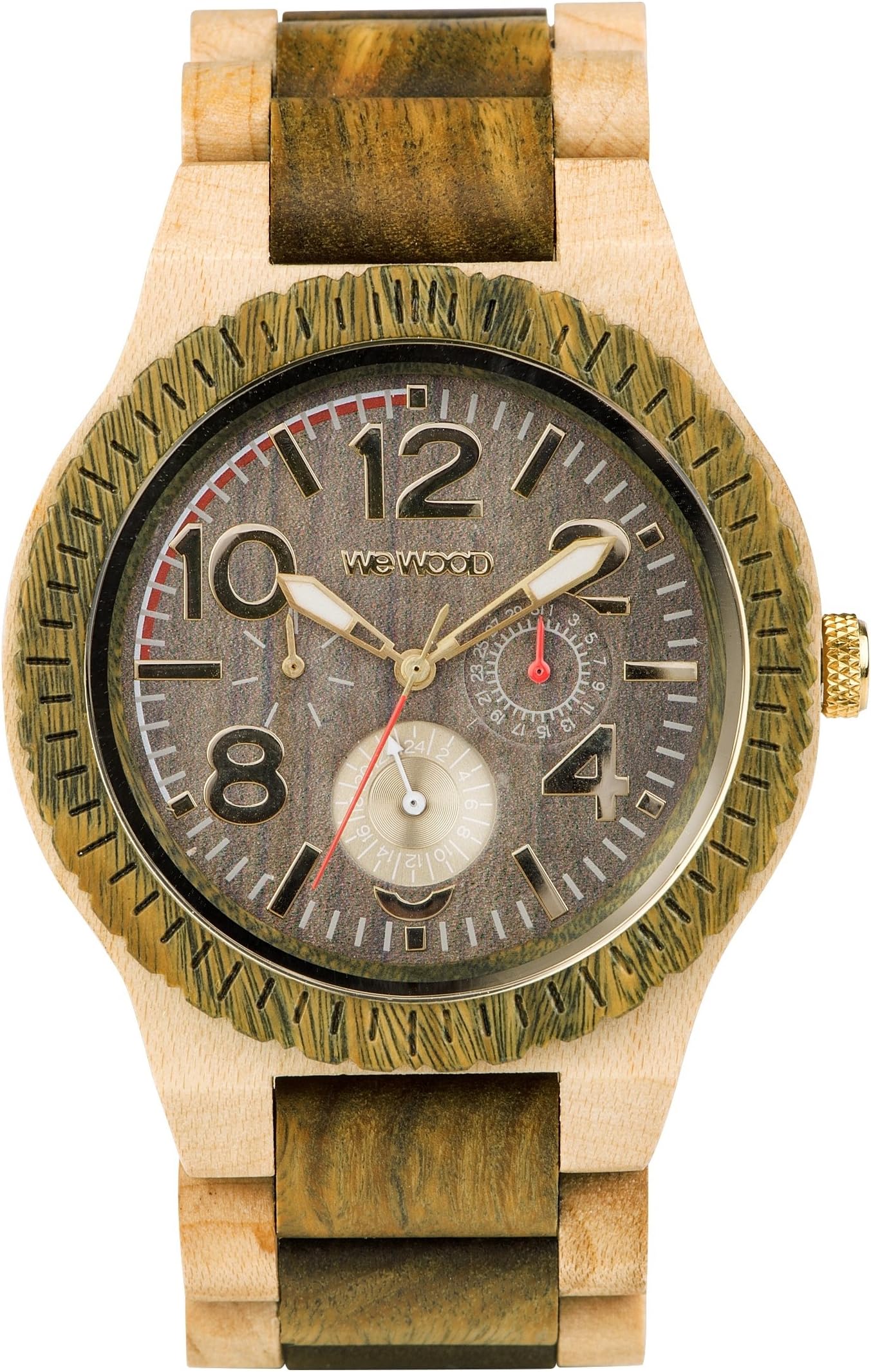 WeWood Kardo Army Beige Wood Watch | Army/Beige
