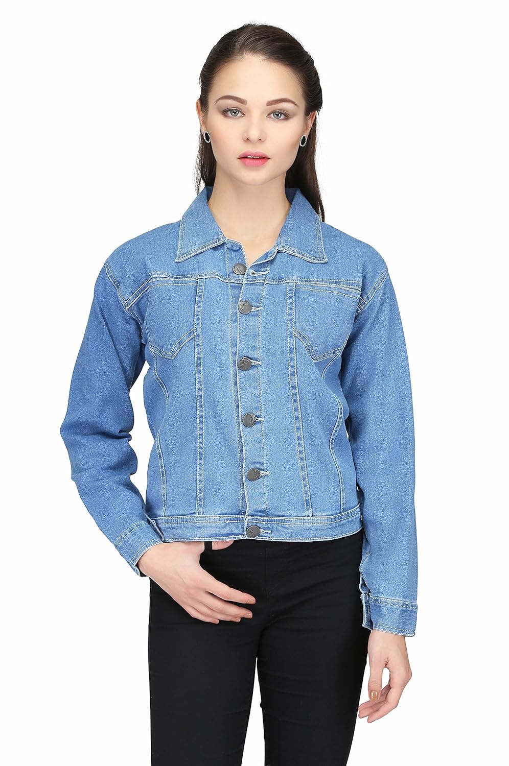 ganga women's denim jacket