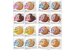Lenny & Larry's The Complete Cookie, 8 Flavor Variety Pack, Soft Baked, 16g Plant Protein, Vegan, Non-GMO, 4 Ounce Cookie (Pack of 16)