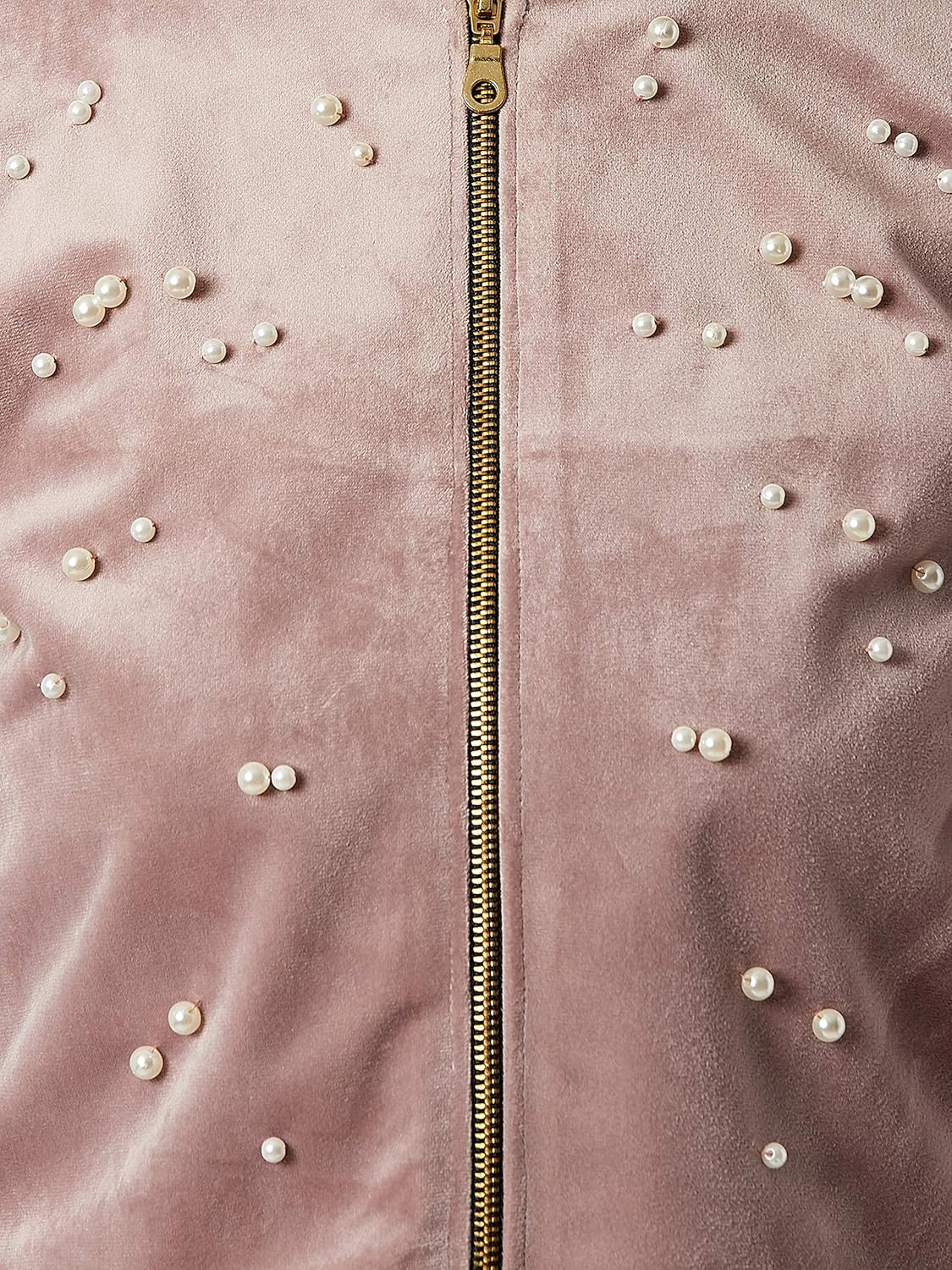 miss chase women's lavender pearl crop jacket