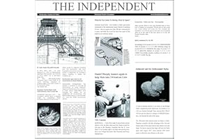 THE LOYAL PRINT Technopaper Premium Deli Paper Newsprint White 12"x12" - 1,000 Pack The Independent - Water Grease Proof - Biodegradable, 100% Recycable, No Wax - Food Grade - Tray Liner (White, Newsprint)