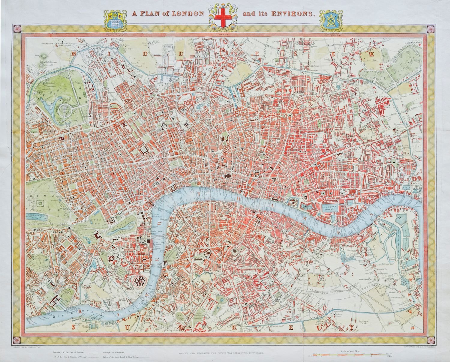 Piatnik London Map 1831 1000 Jigsaw Puzzle Amazon.co.uk Toys & Games