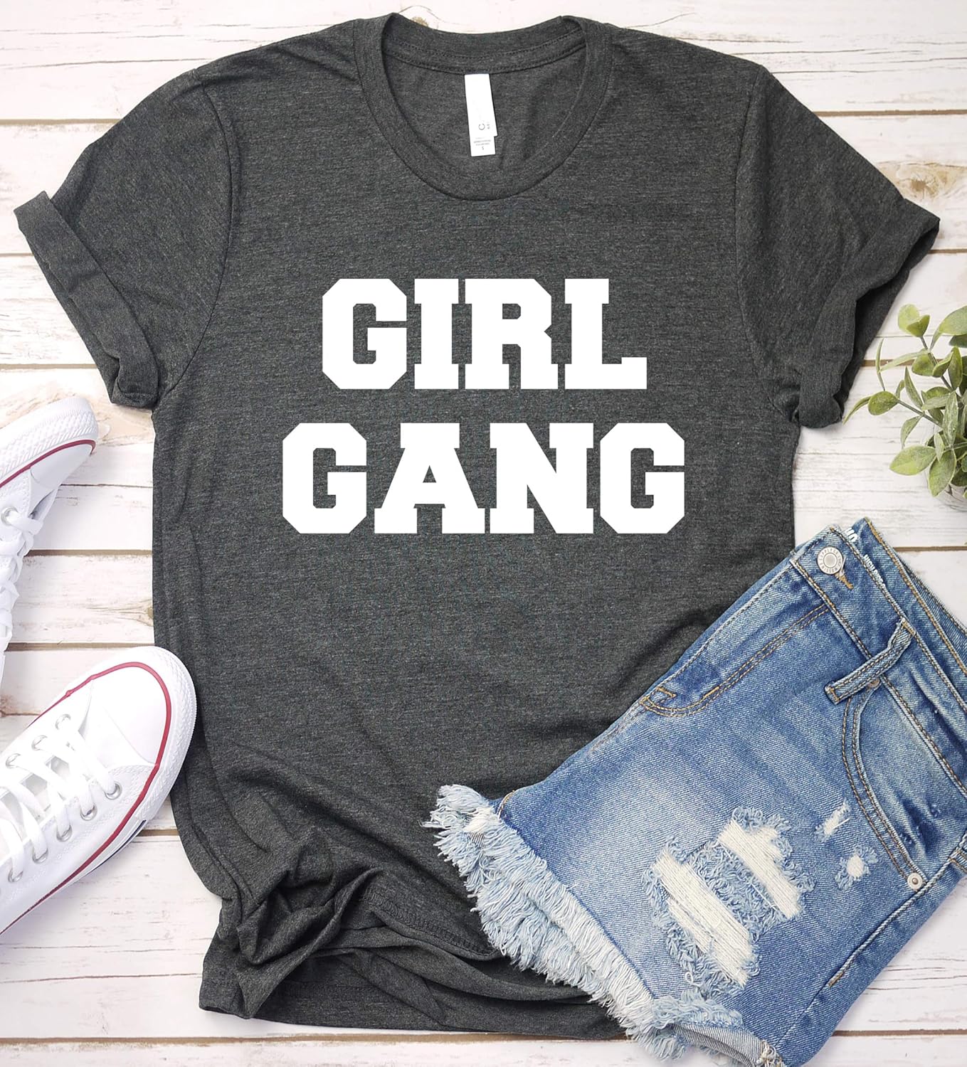 Girl Gang Shirt Funny Saying T Shirt Sarcastic Gift Idea Short Sleeve