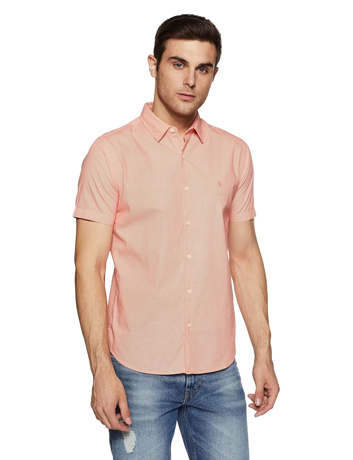 united colors of benetton men's dress shirt