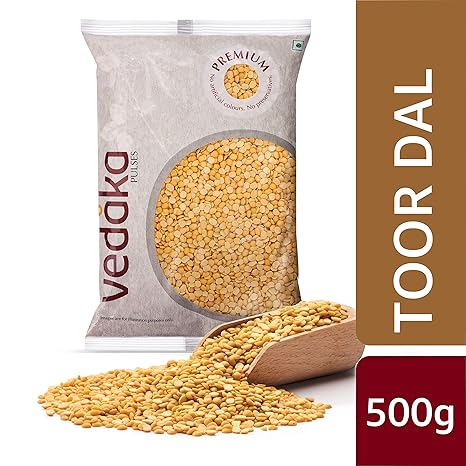 Amazon Brand - Vedaka Premium Toor Dal, 500g