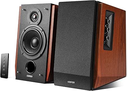 EDIFIER SOUND R1700BT-BR Bocinas de Estudio, Color Madera: Amazon.com