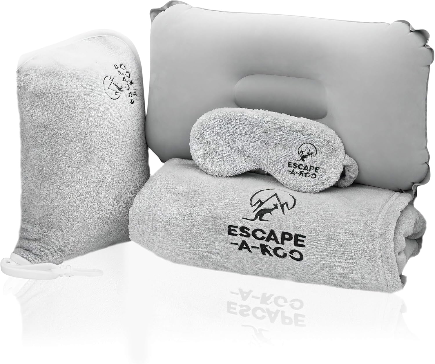 Travel Blanket Airplane Compact Inflatable for Airplanes