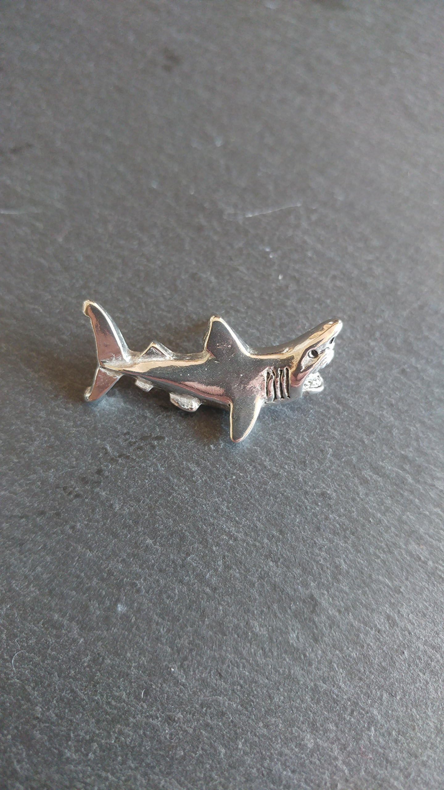 SJH DesignsPewter shark brooch pin/lapel pin, Designed and handmade in by SJH Designs