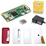 CanaKit Raspberry Pi Zero W (Wireless) with Official Case and Power Supply