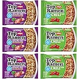 Amazon Com Nissin Top Ramen Picante Beef Flavor 3 Oz Each 24 In A Pack By Nissin Top Ramen Grocery Gourmet Food